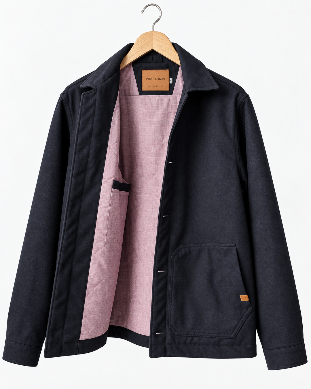 Chaqueta Clásica Tipo Paño para Hombre azul Navy