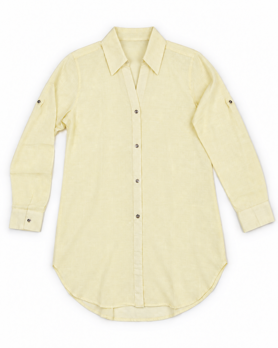 Blusón Camisero Largo para Mujer en Viscosa Siena