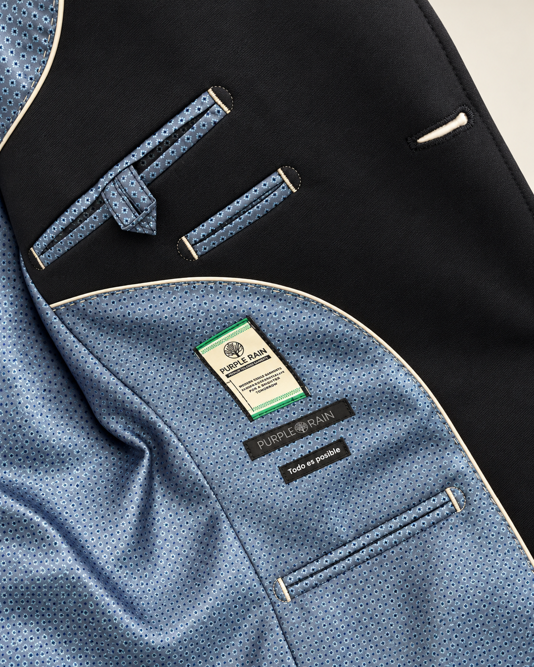Blazer Hombre Azul Noche Firenze