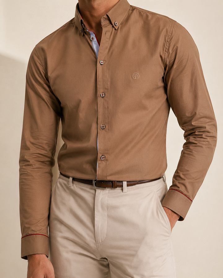 Camisa Hombre Tela Fría | Purple Rain
