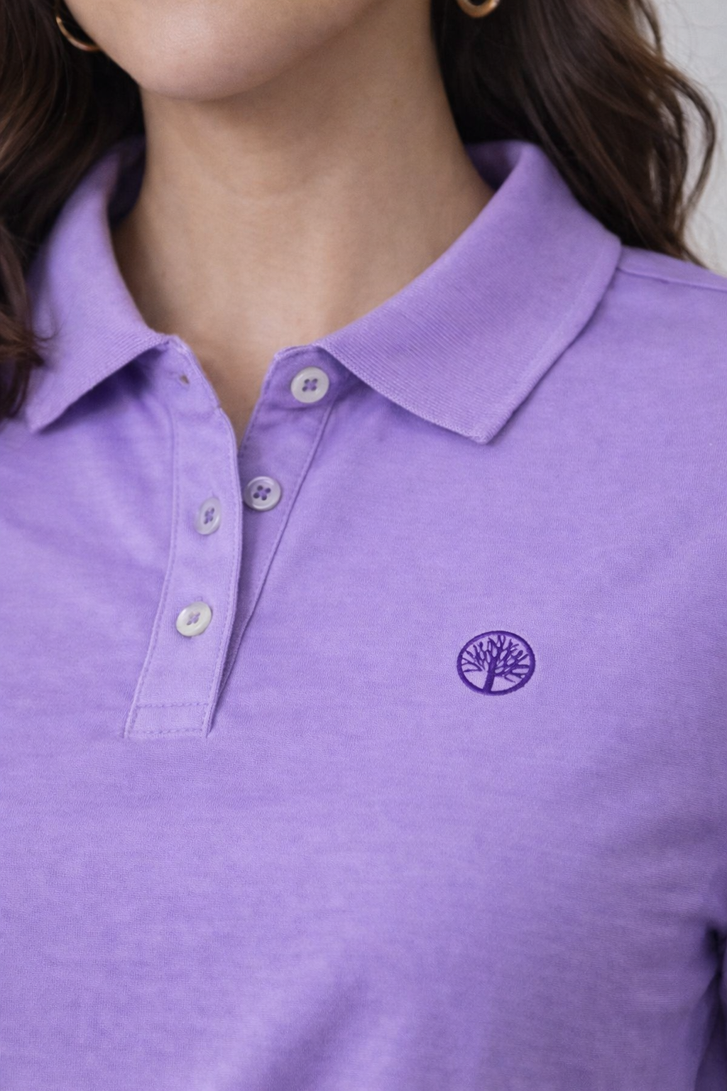Polo Pure Cotton Essential - Purple Rain