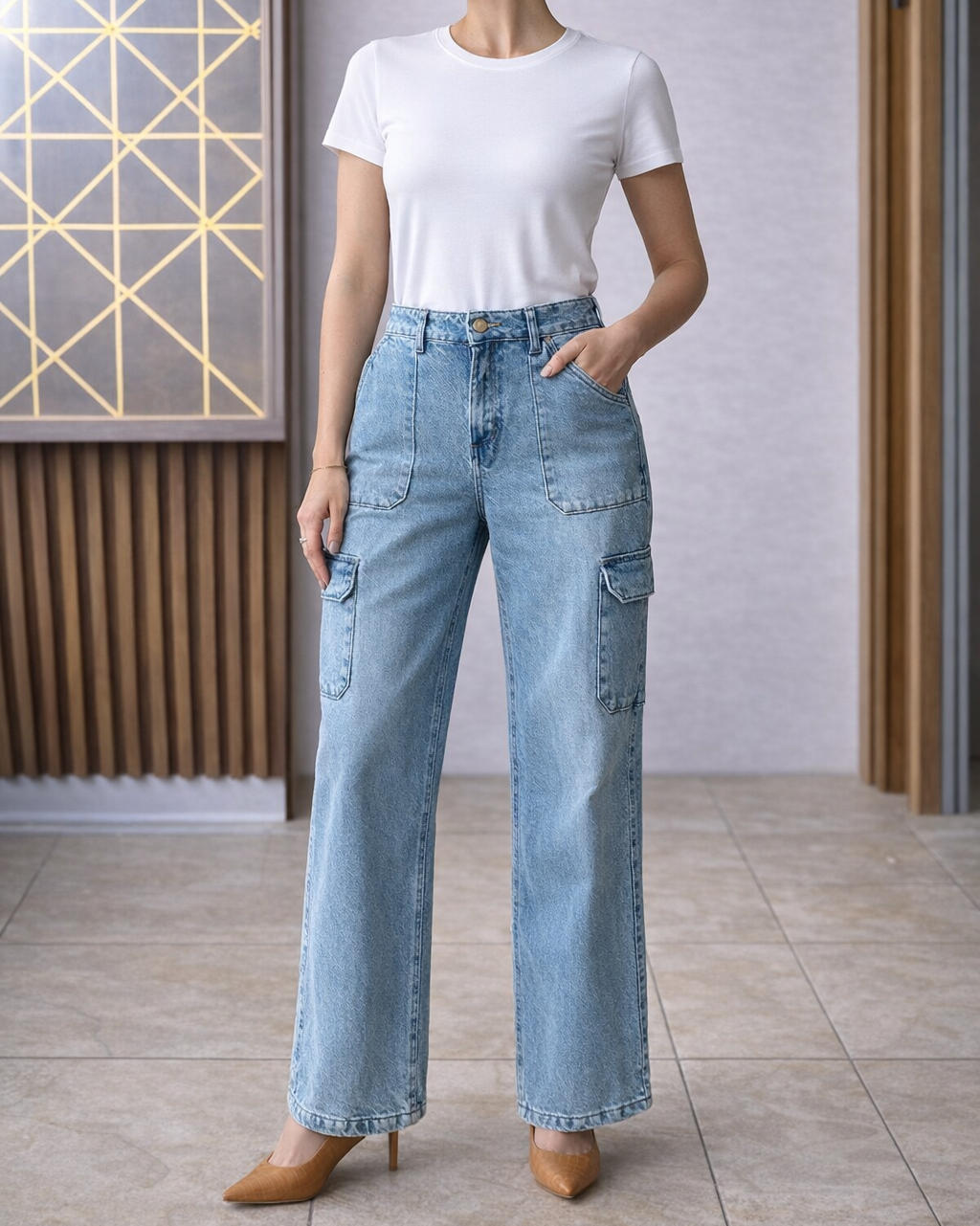 Cargo Aura Denim - Purple Rain