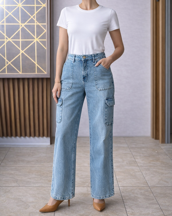 Cargo Aura Denim - Purple Rain