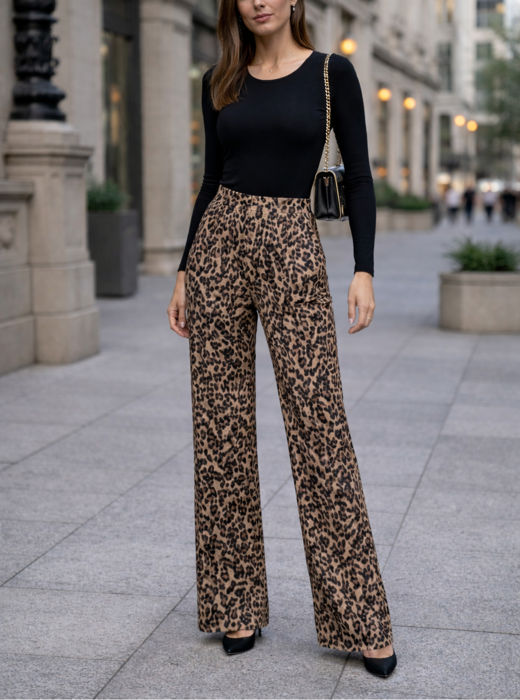 Pantalón Safari Wide Leg - Purple Rain