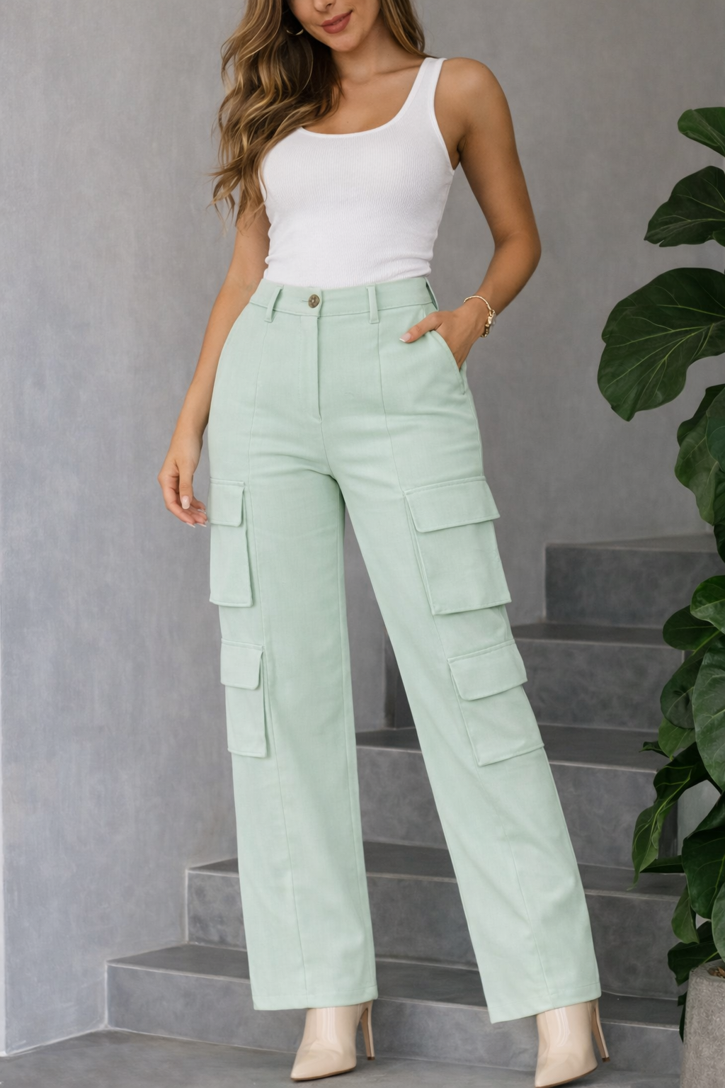 Pantalón Sastre Utility - Purple Rain