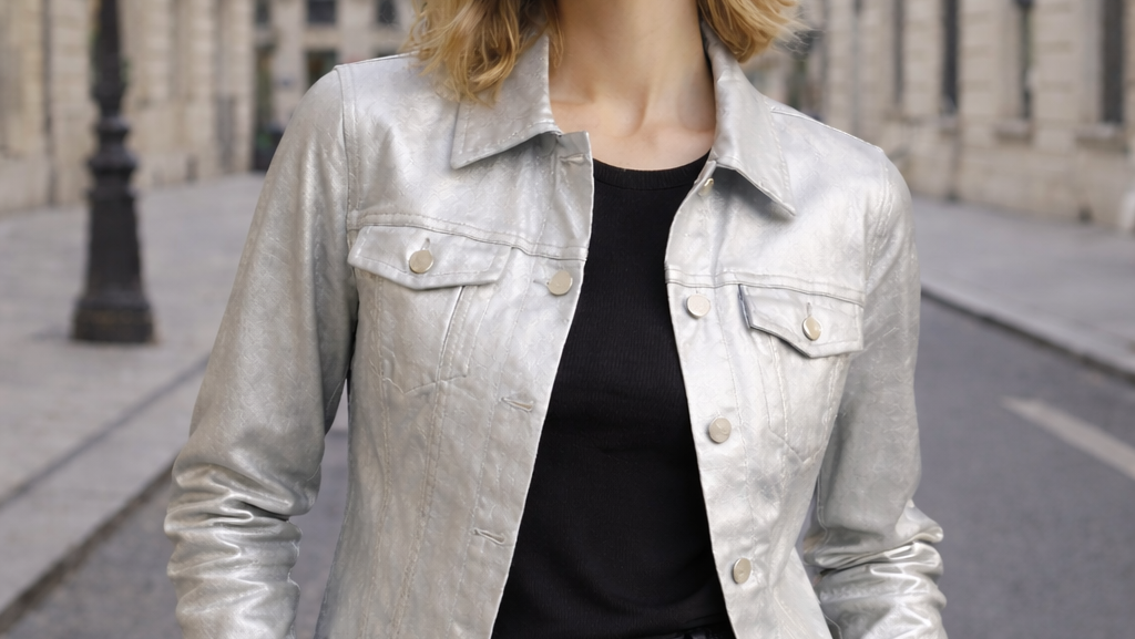 Chaqueta silver - Purple Rain