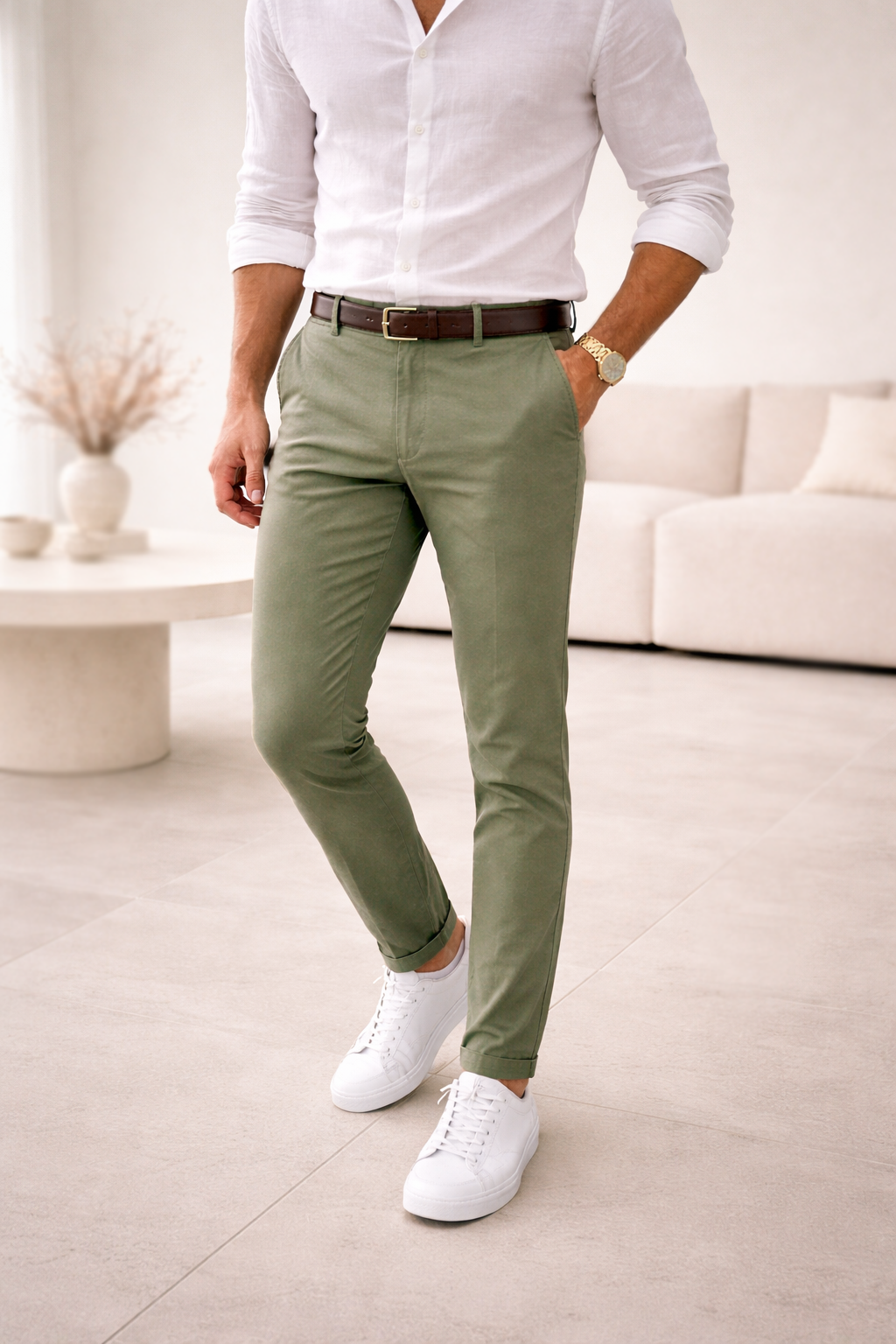 Chino "Metropolitan" Skinny (Algodón Premium) - Purple Rain