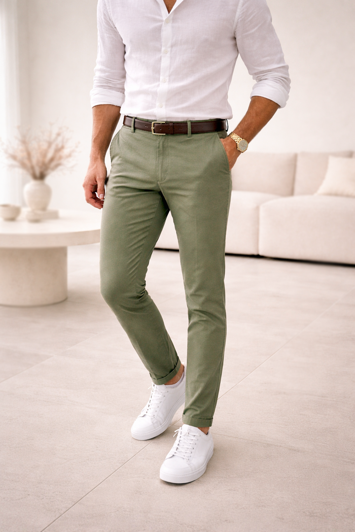 Chino "Metropolitan" Skinny (Algodón Premium) - Purple Rain