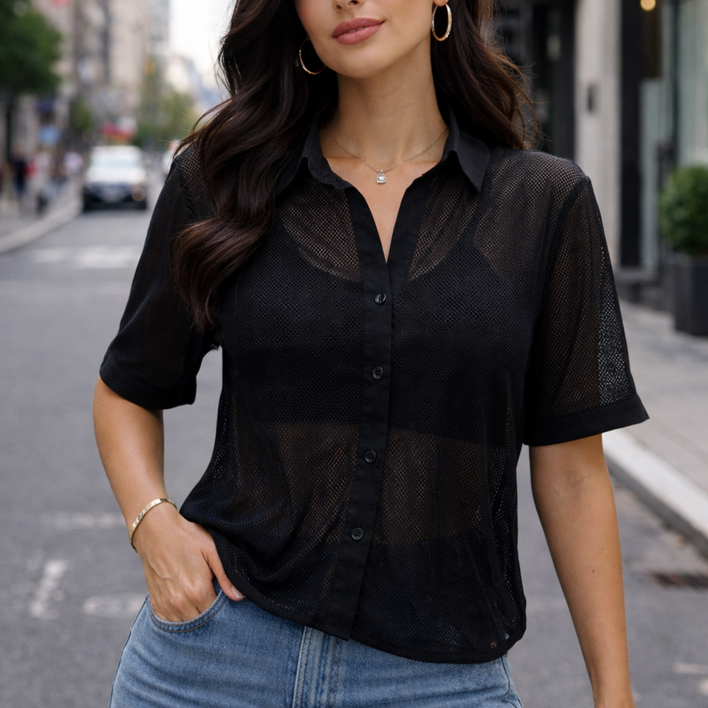 Blusa Apple Kiss - Purple Rain