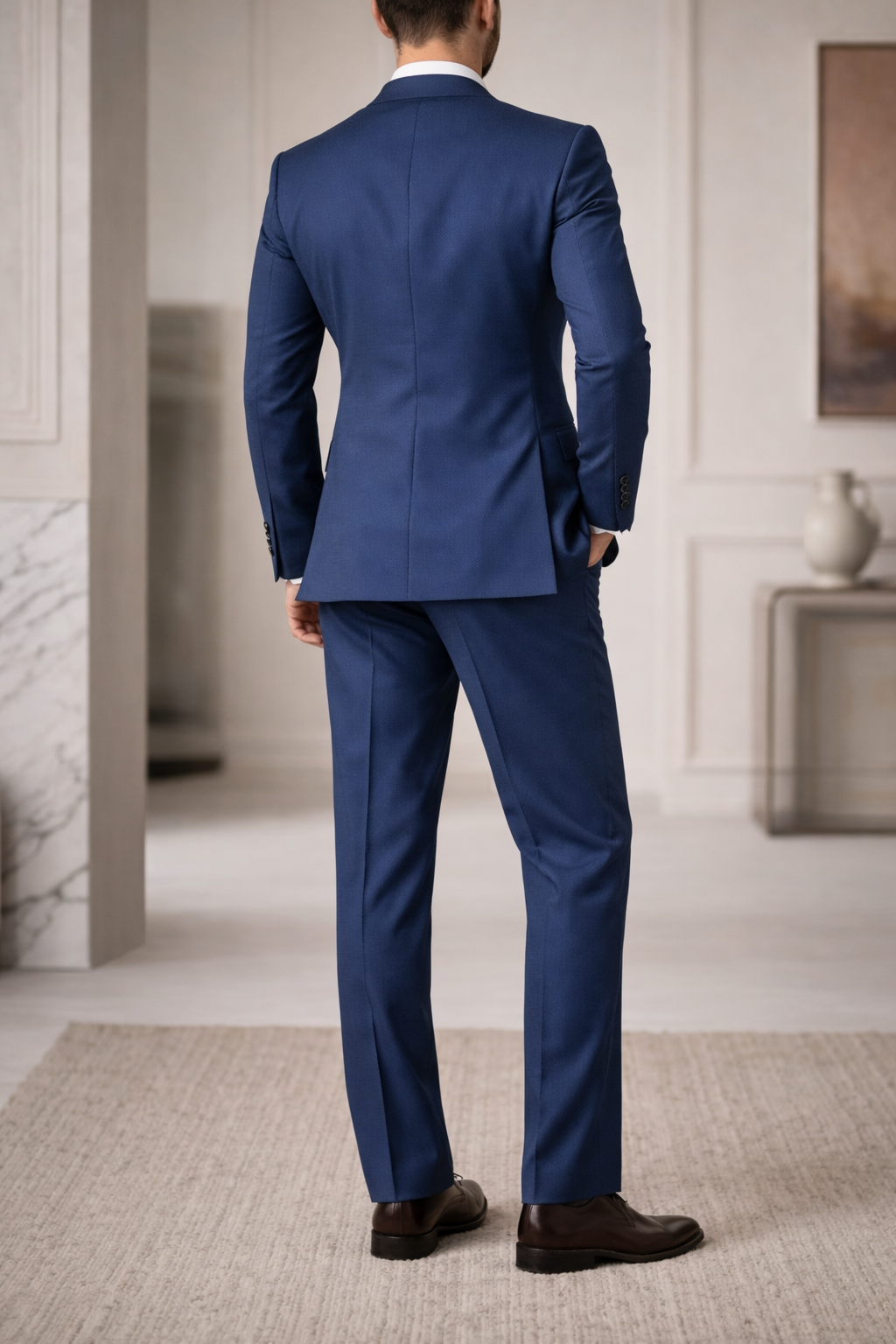 Traje Azul  Elegante Slim Fit  — Portofino - Purple Rain