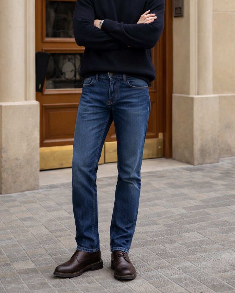 Jean Atlas Petróleo – Fit Contemporáneo - Purple Rain