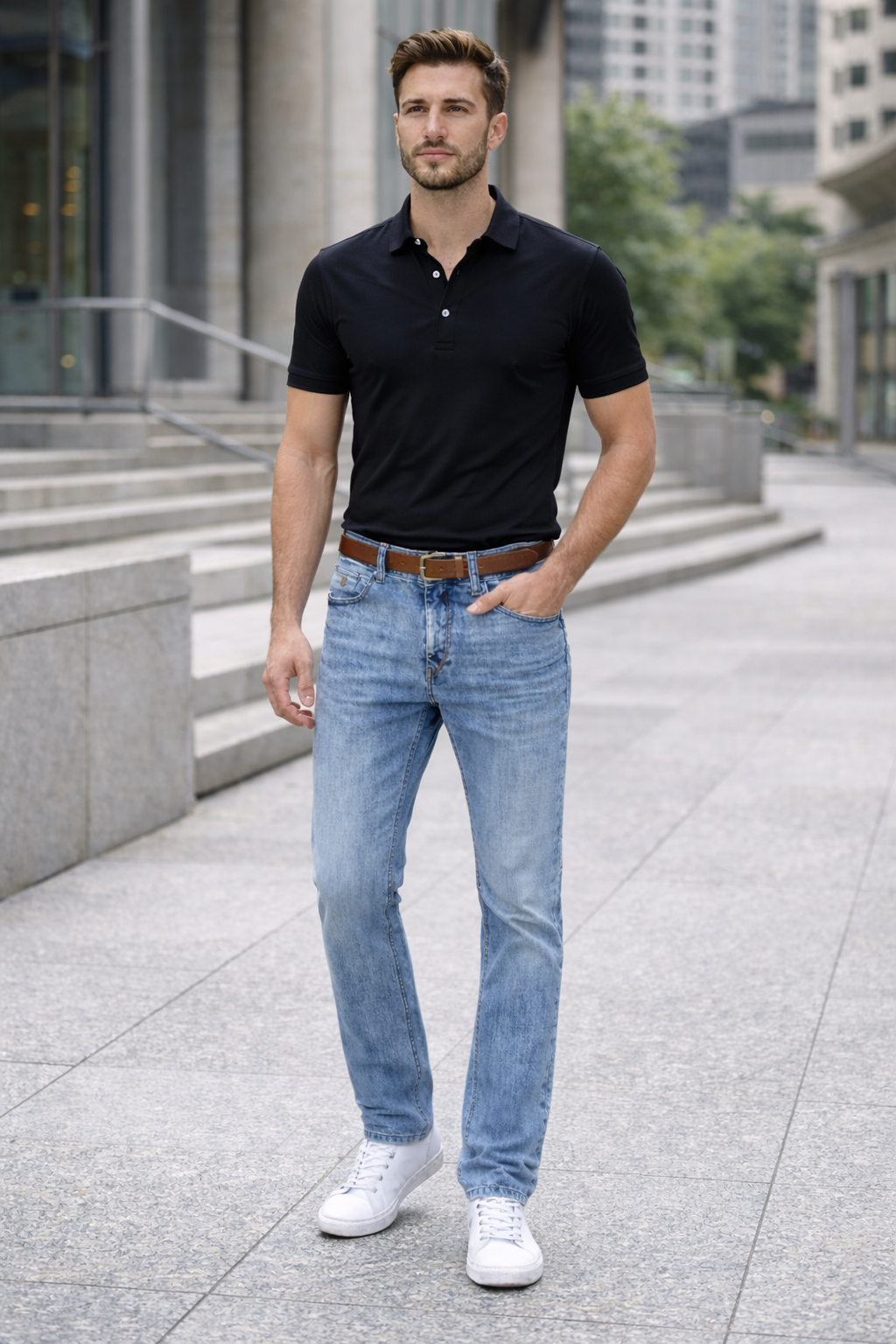 Jean Flex Basic Tech - Purple Rain