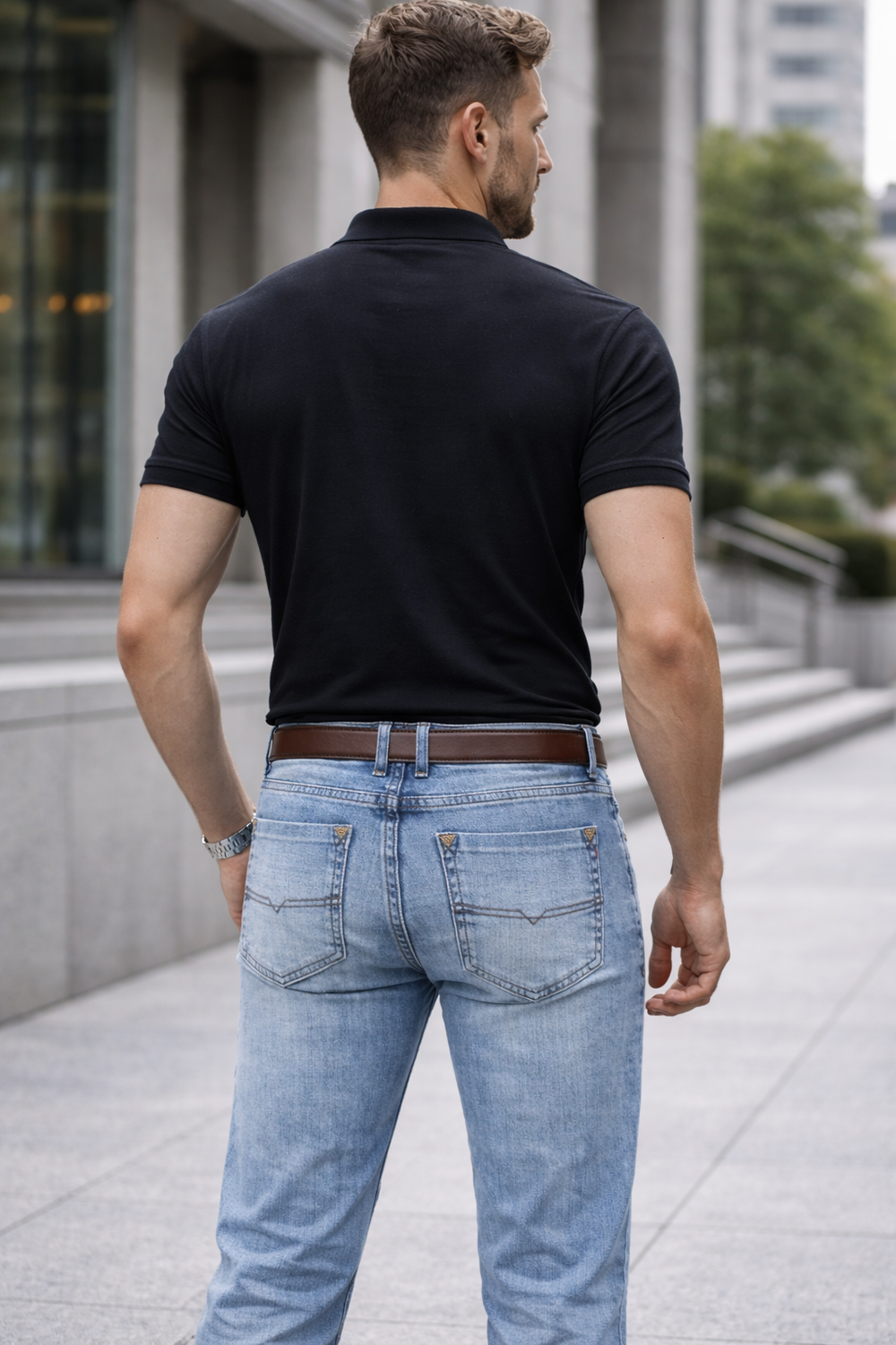 Jean Flex Basic Tech - Purple Rain