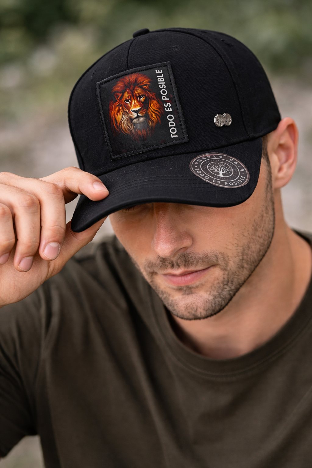 GORRA CALL OF NATURE LION - Purple Rain