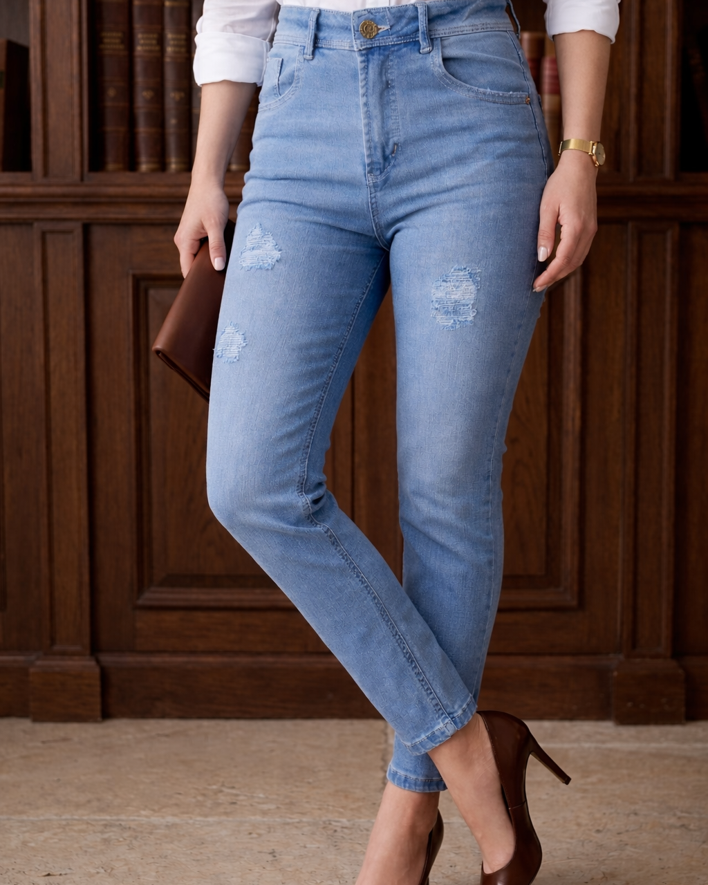 Jean Infinite Sculpt Denim - Purple Rain