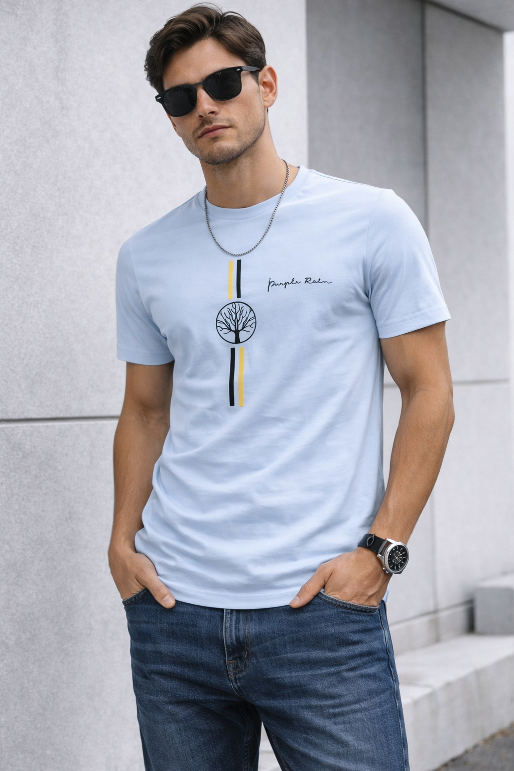 Camiseta Axis Signature - Purple Rain