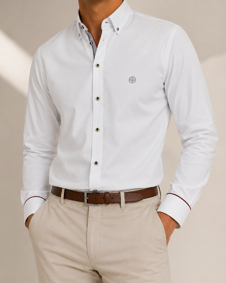 Camisa Hombre Tela Fría | Purple Rain
