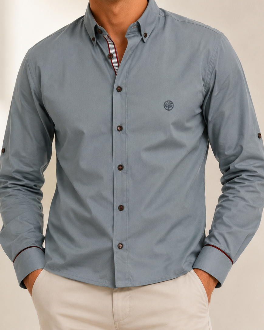 Camisa Hombre Tela Fría | Purple Rain