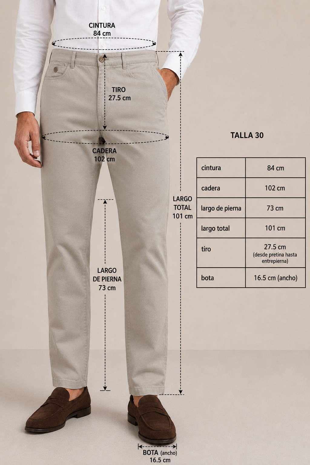 Pantalón Chino Drill Slim Fit para Hombre en Algodón Stretch – Purple Rain