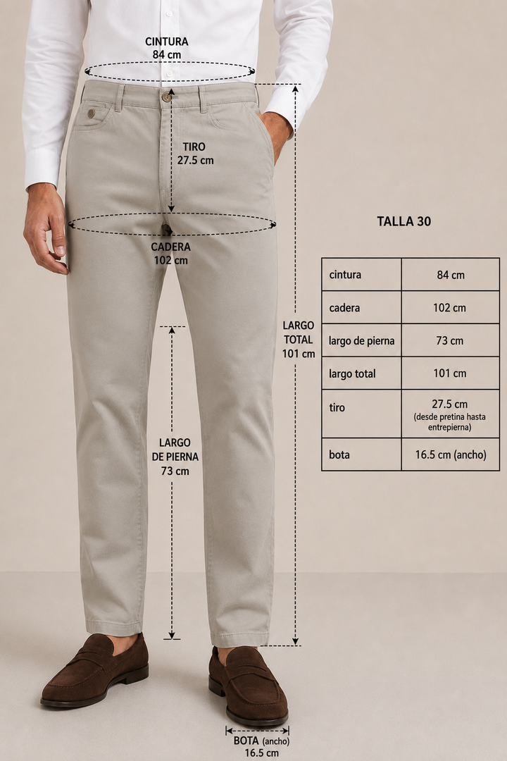 Pantalón Chino Drill Slim Fit para Hombre en Algodón Stretch – Purple Rain