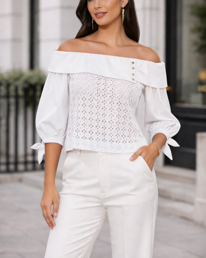 Blusa boho bandeja - Purple Rain