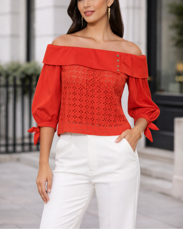 Blusa boho bandeja - Purple Rain
