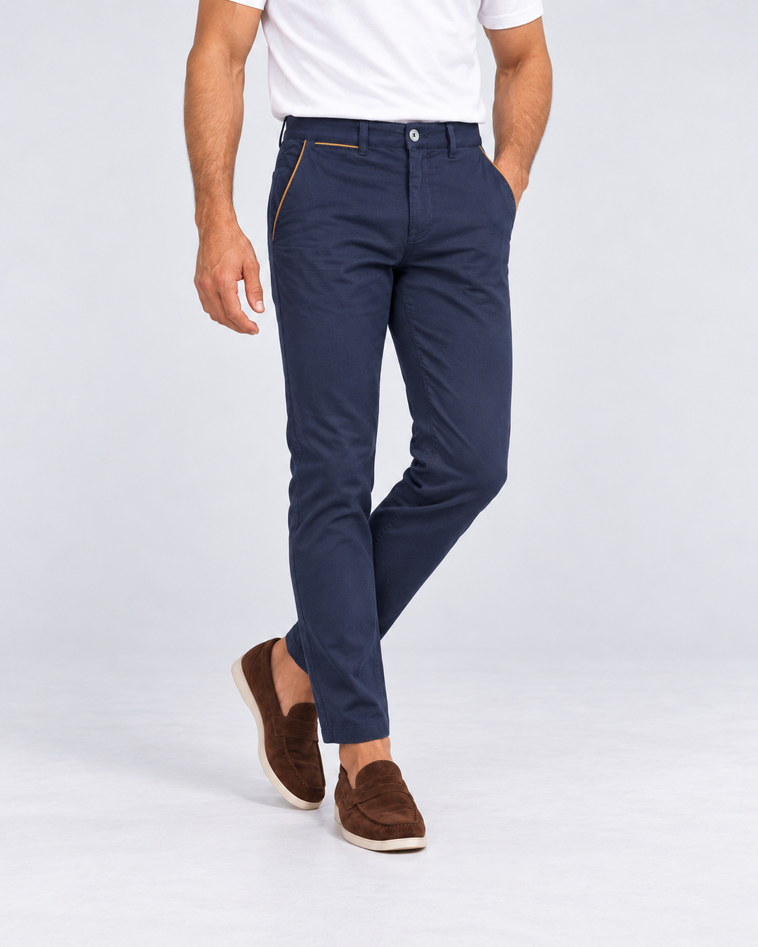 Pantalón Drill Hombre Slim Fit Premium Strech