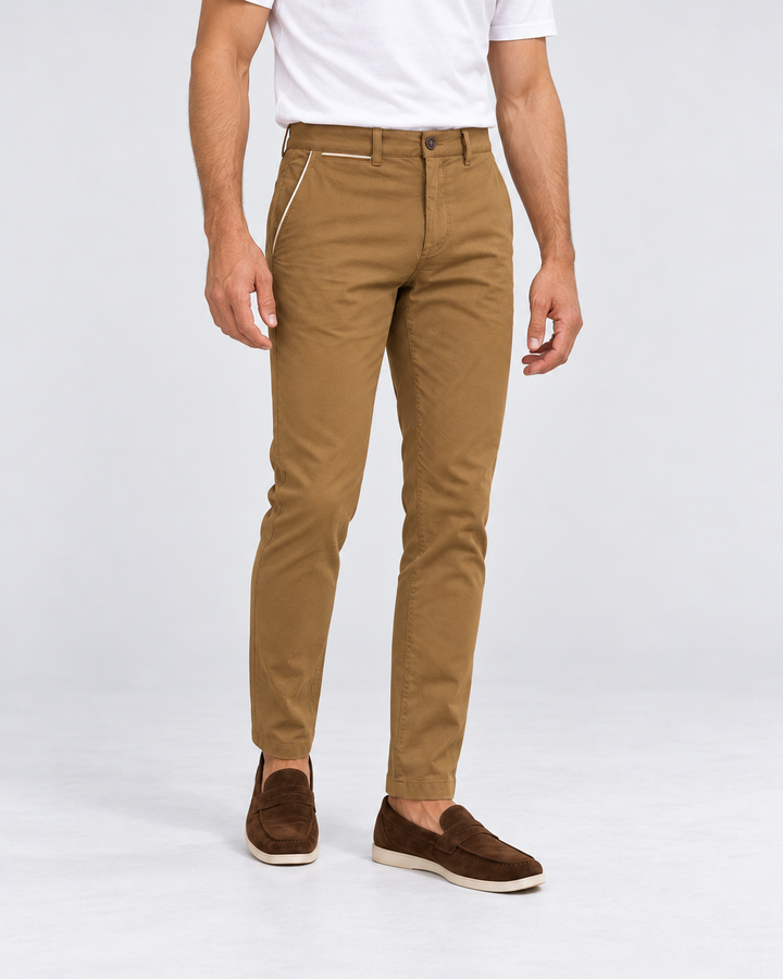 Pantalón Drill Hombre Slim Fit Premium Strech