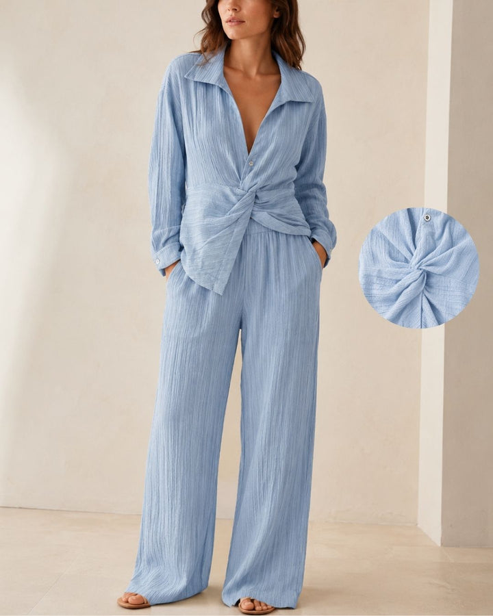 Conjunto Amelie en Rayón Texturizado