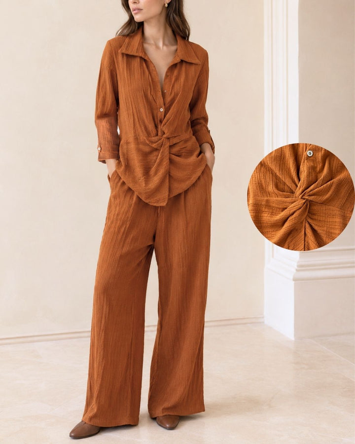 Conjunto Amelie en Rayón Texturizado