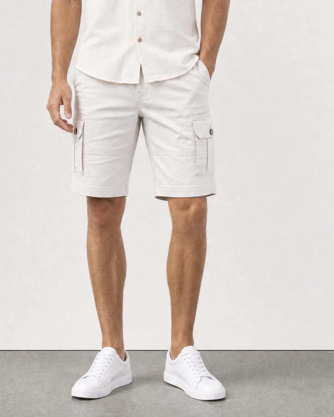 Bermuda Cargo Regular Fit hombre - Purple Rain