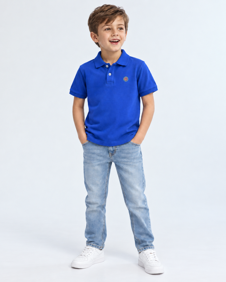 Camisa Niño Polo Manga Corta