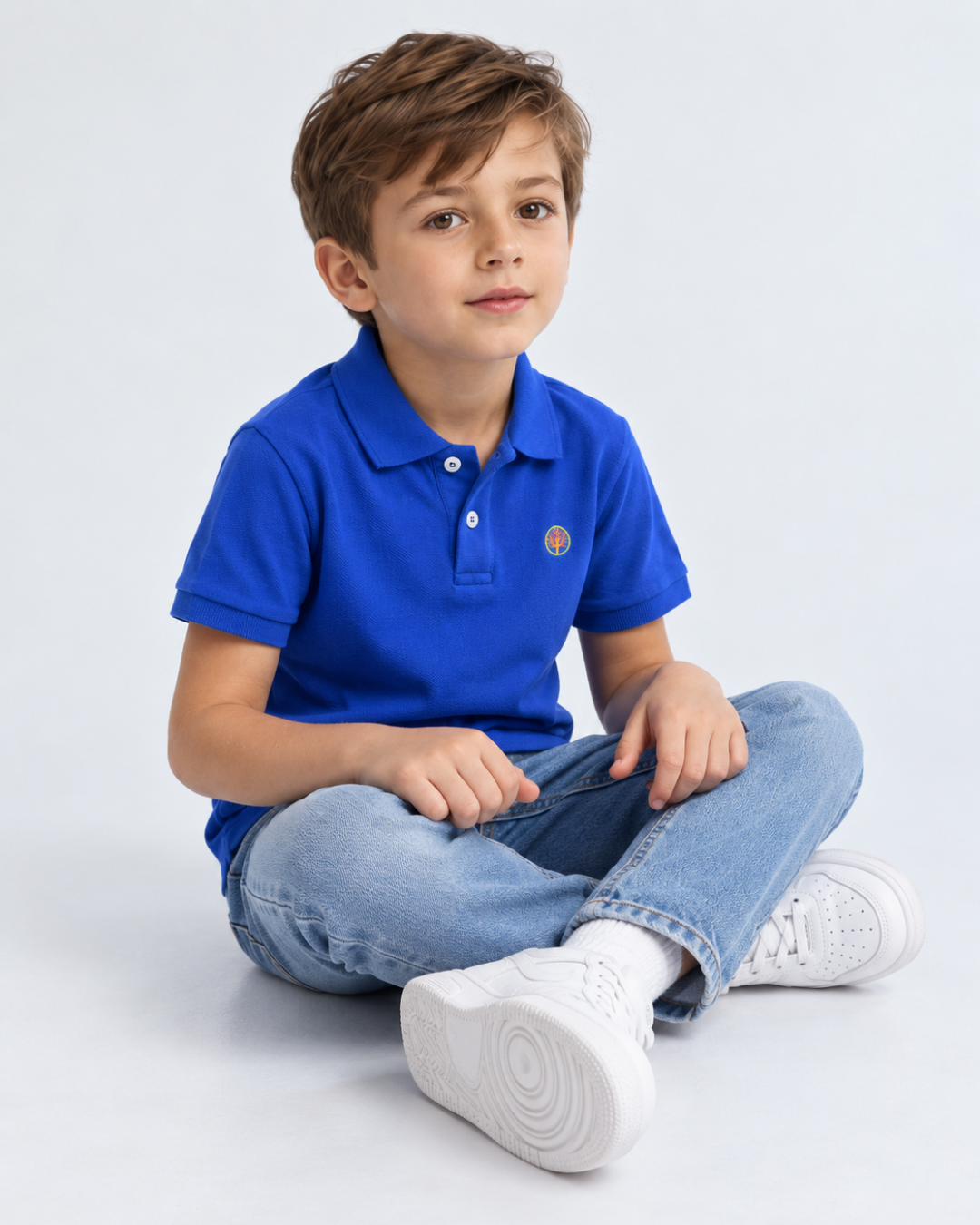 Camisa Niño Polo Manga Corta