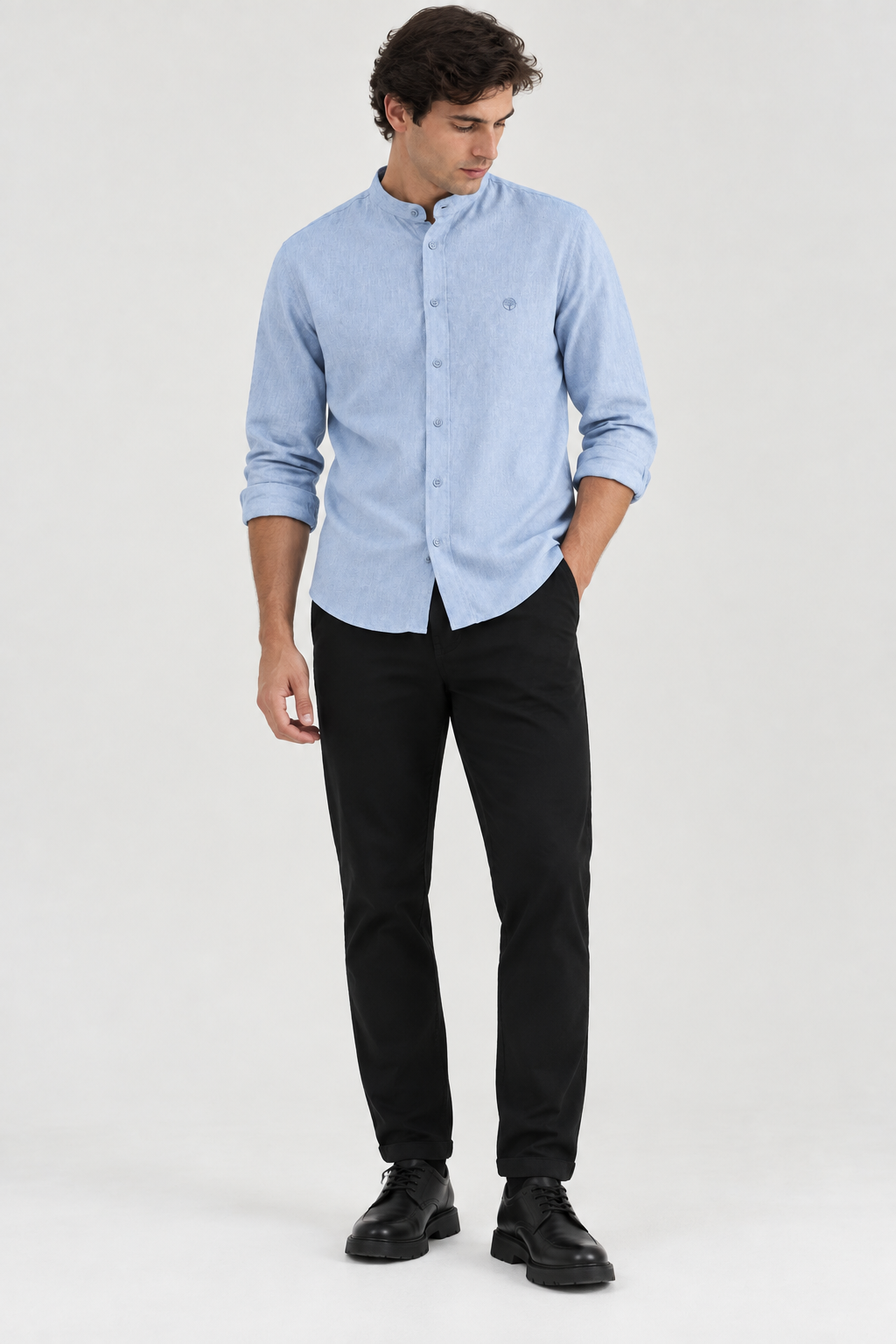 Pantalón Hombre Drill Premium Texturizado Semi Entubado