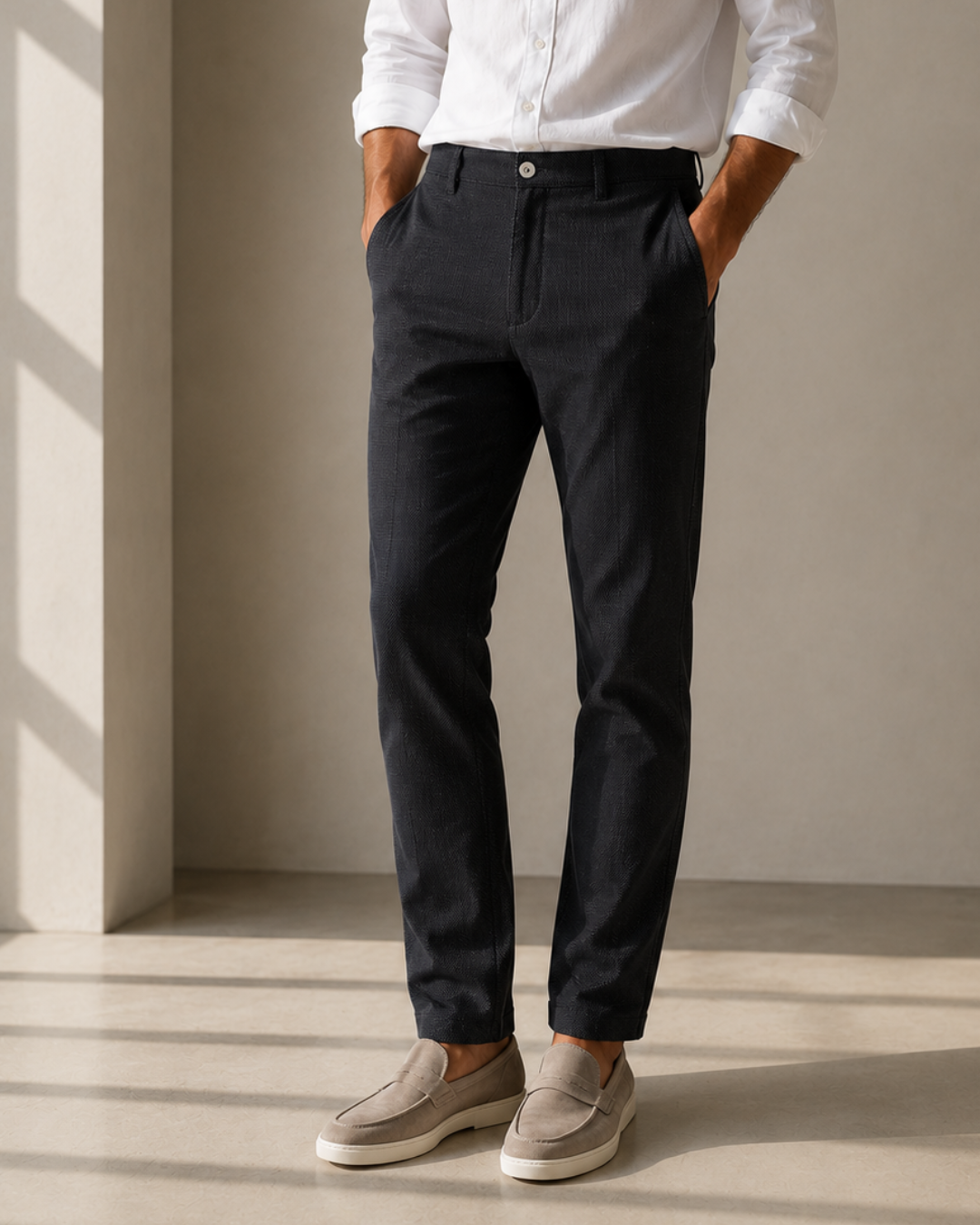 Drill para hombre Micropunto Premium slim