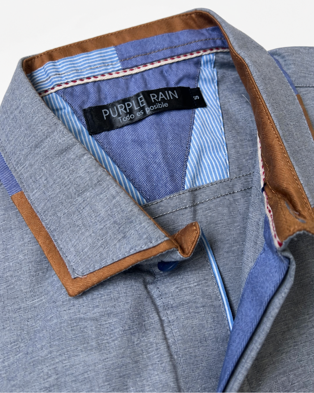 Camisa Manga Larga stretch Algodón Premium - Purple Rain