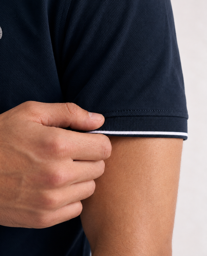Polo Clásica Hombre en Algodón Pima Peruano Slim fit