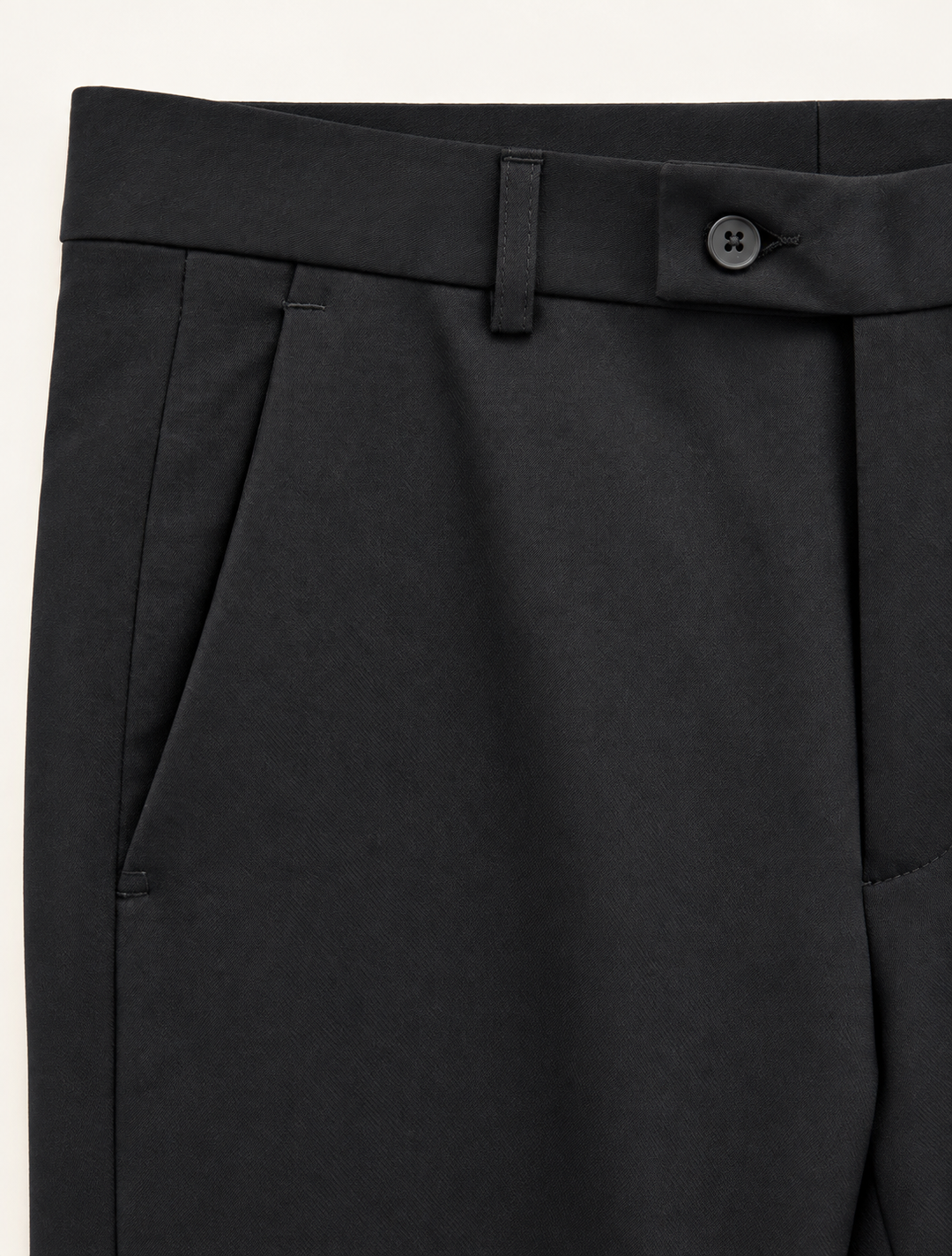 Pantalón tipo paño Sastrero Hombre Recto negro