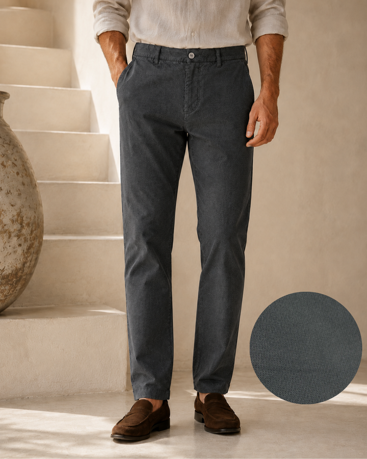 Pantalón Drill Hombre Amalfi Microtexturizado