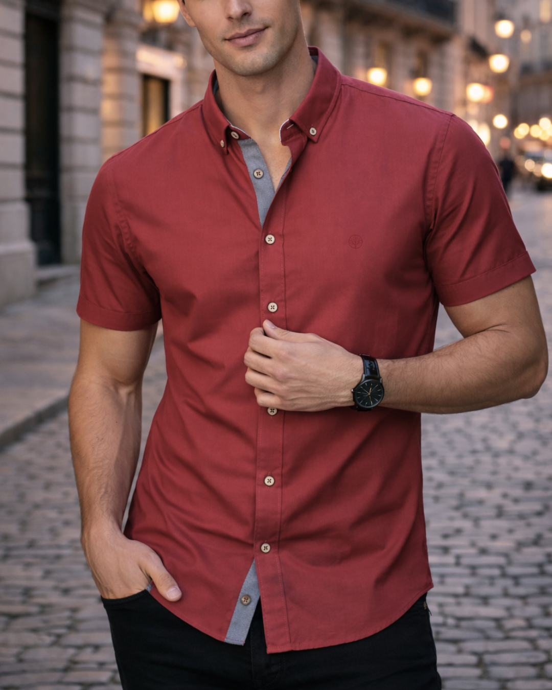 The Amalfi Sun Shirt - Purple Rain