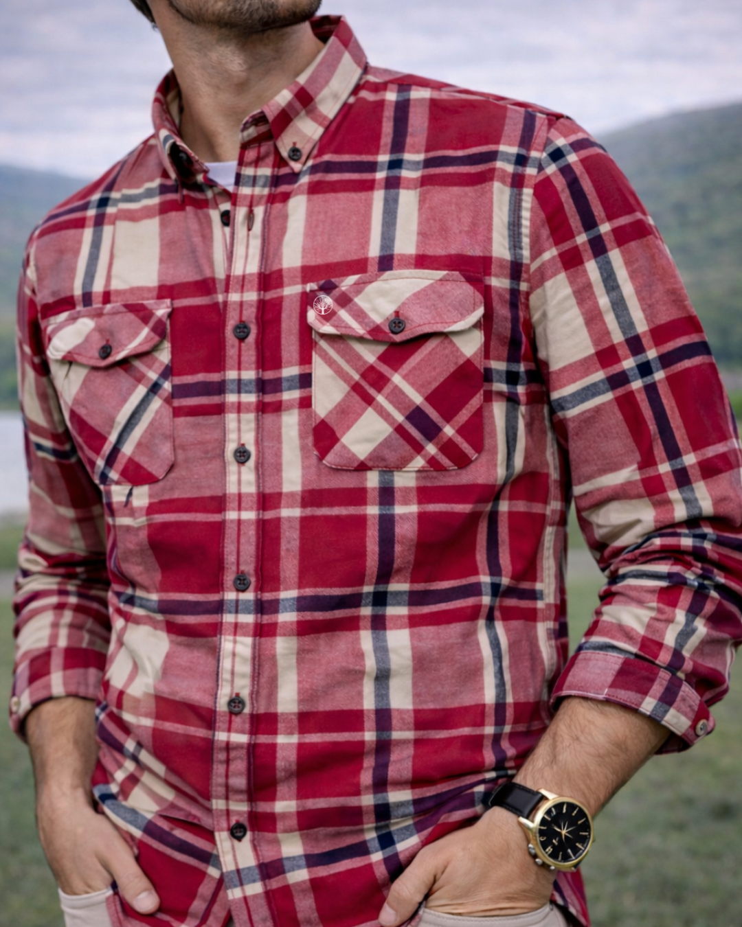 Camisa Leñadora Signature - Purple Rain