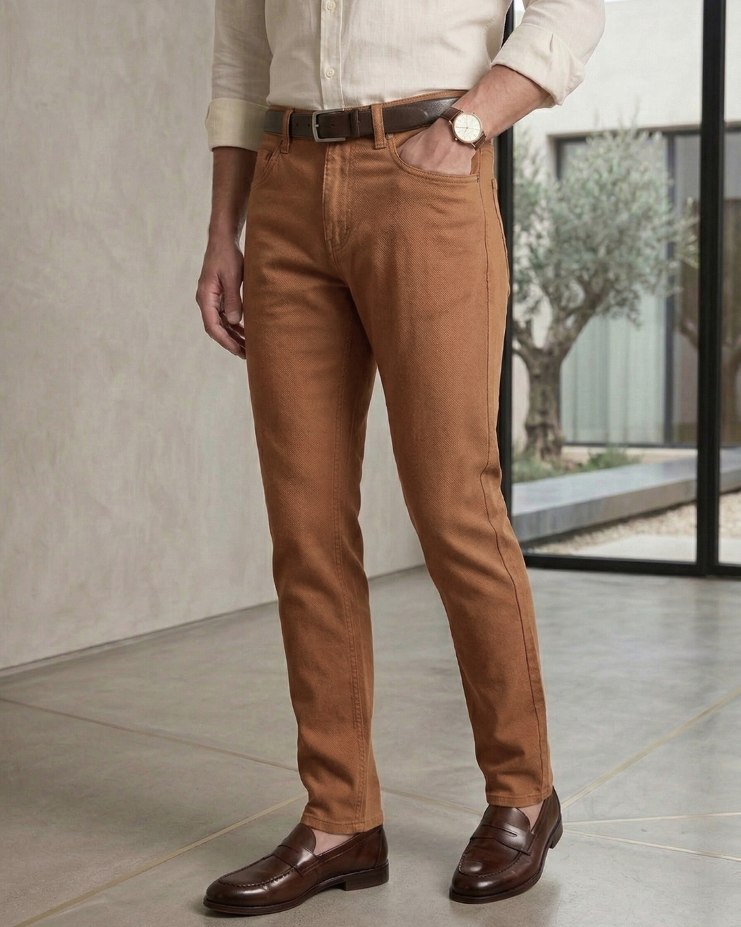 Drill Smart Casual Slim - Purple Rain