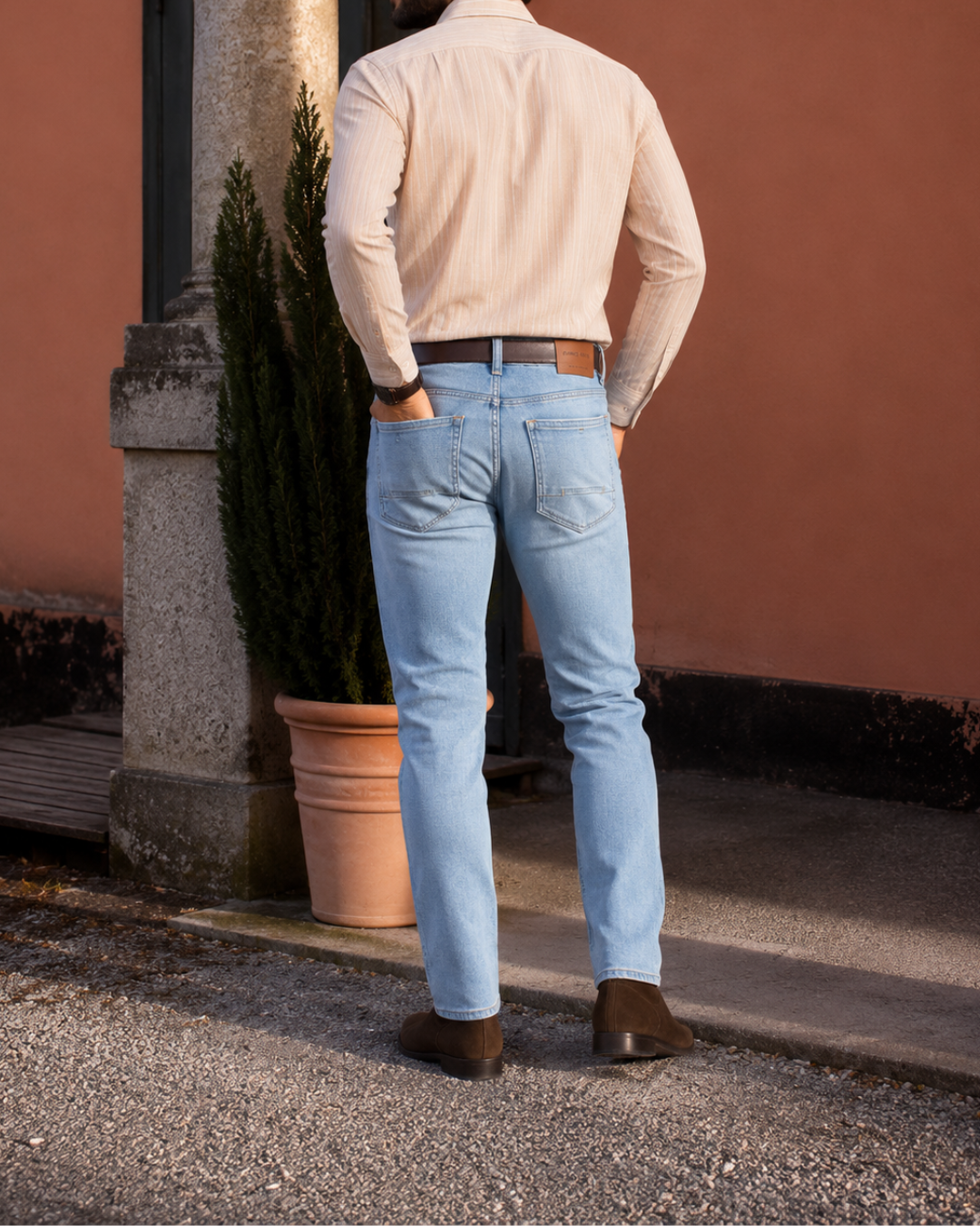 Jean Denim Jacquard Micropunto