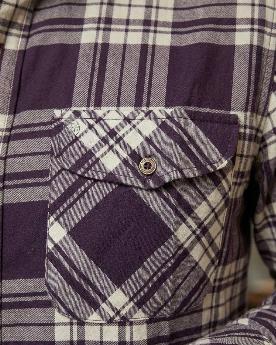 Camisa Leñadora Signature - Purple Rain
