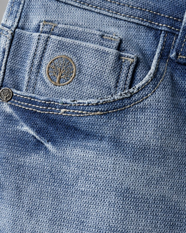 Jean Denim Jacquard Micropunto