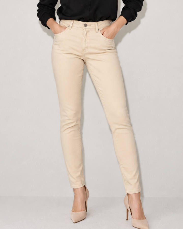 Pantalón Drill Dama Skinny Esencial - Purple Rain