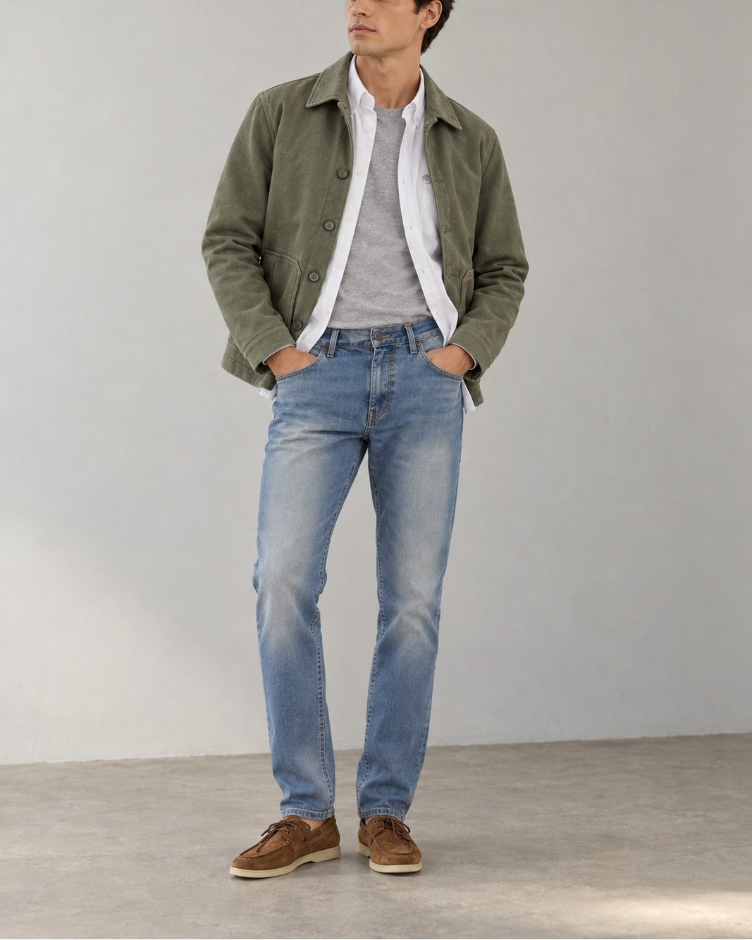 Jean Premium Hombre Recto Azul Claro - Purple Rain