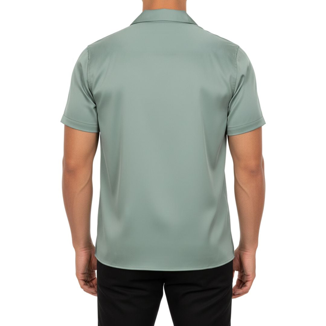 CAMISA MANGA CORTA | SATIN SENSE