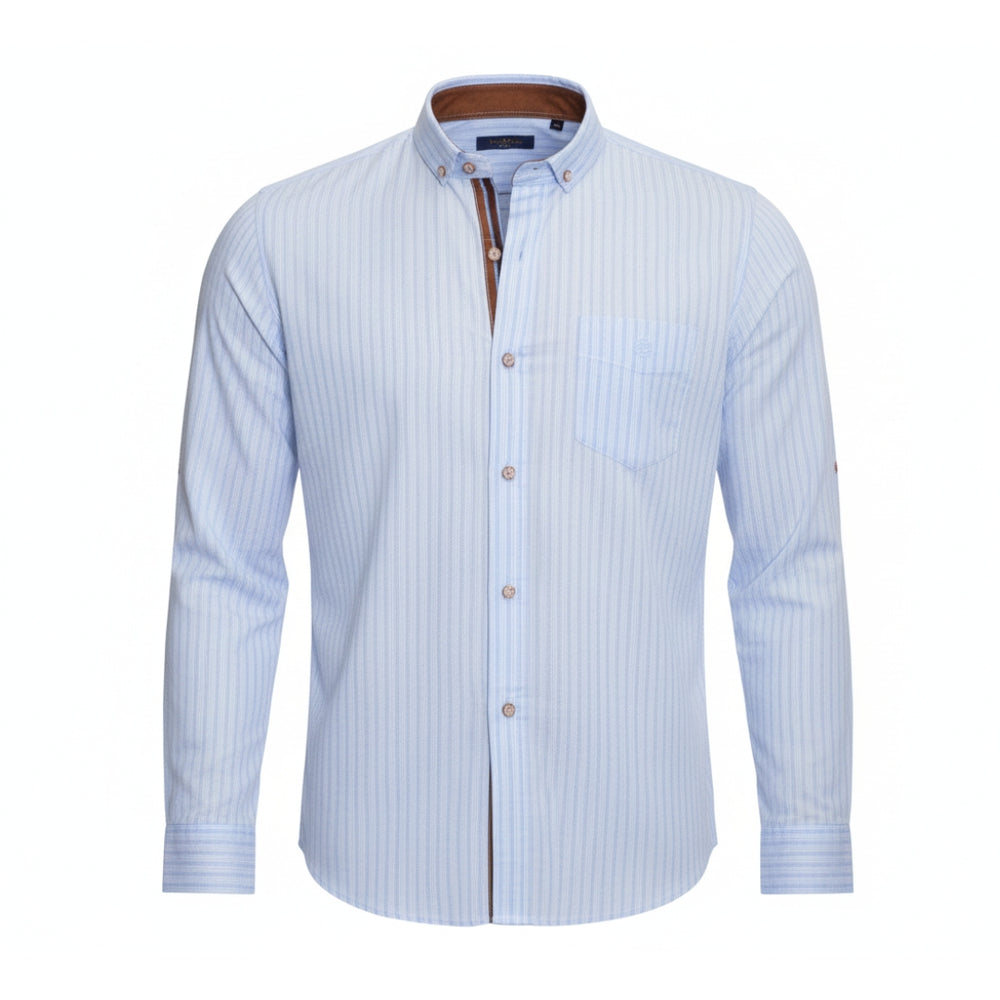 CAMISA MANGA LARGA | RAYAS - Purple Rain