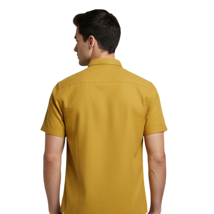 Camisa Manga Corta Rayon Spandex Tacto Suave